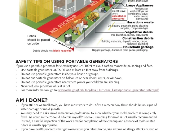 a flier with text and graphics